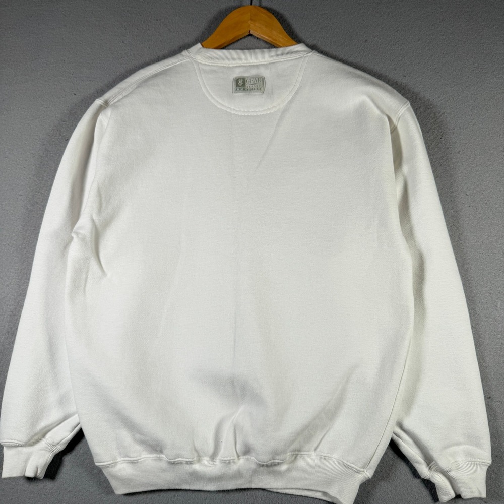 Vintage 2001 Sacramento River Cats Gear For Sports Sweatshirt Mens Small White - Picture 2 of 12